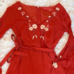 GUESS Embroidered Dress
